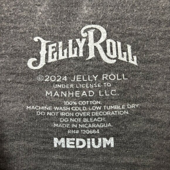 Jelly Roll “Beautifully Broken” Graphic T-Shirt Size Medium - Picture 4 of 4